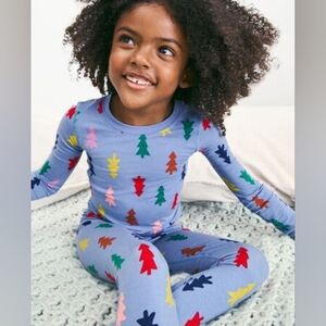 Colorful Hannah AndersonTree Print Kids Pajamas 3t